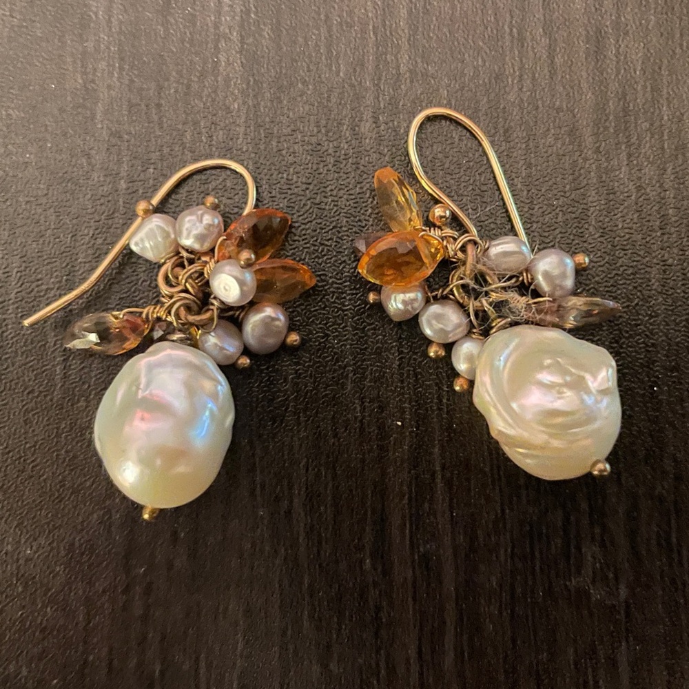 Alexis Bittar Pearl Cluster Earrings